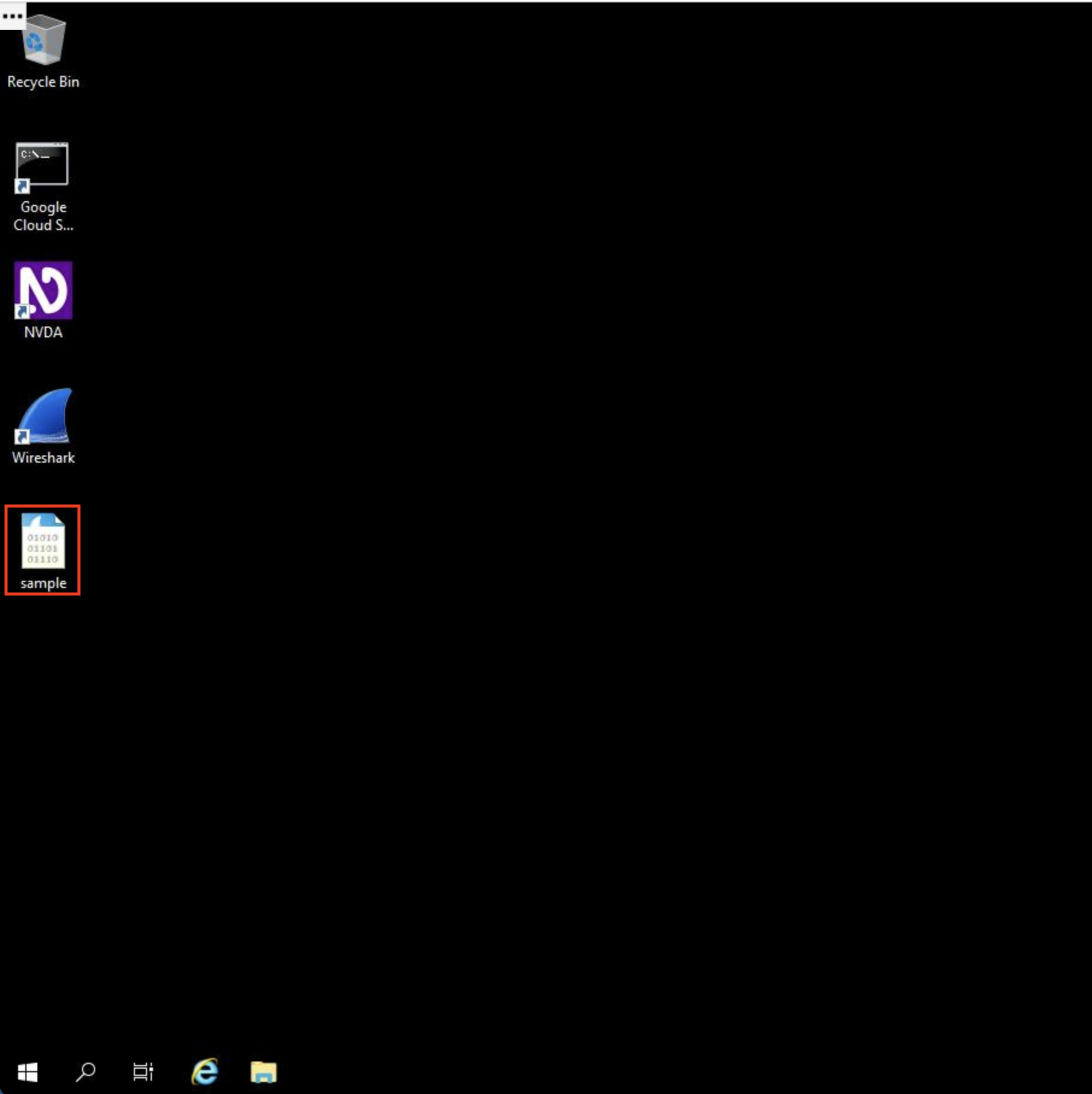 Sample file overview.