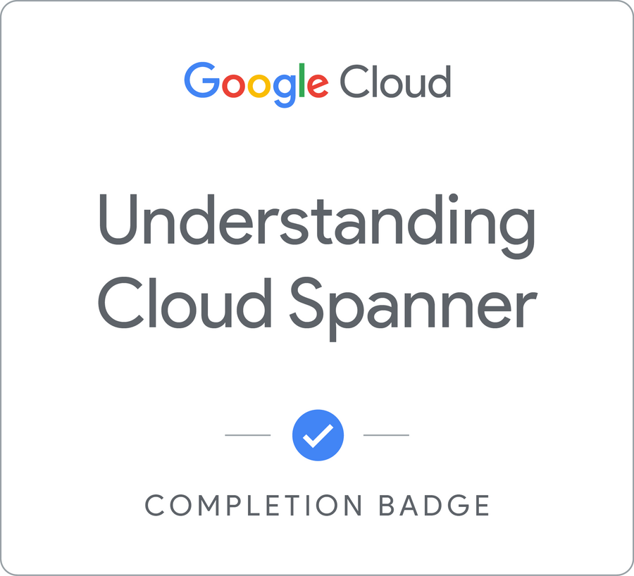 Badge per Understanding Cloud Spanner