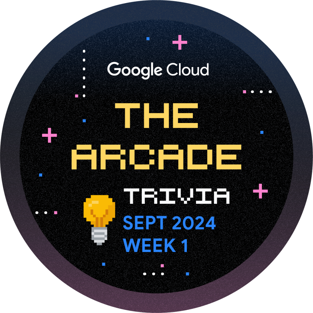 Badge untuk The Arcade Trivia September 2024 Week 1