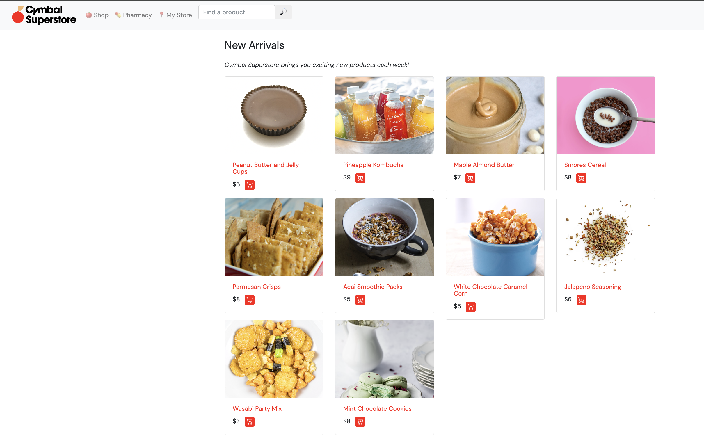 Test Product Webpage
