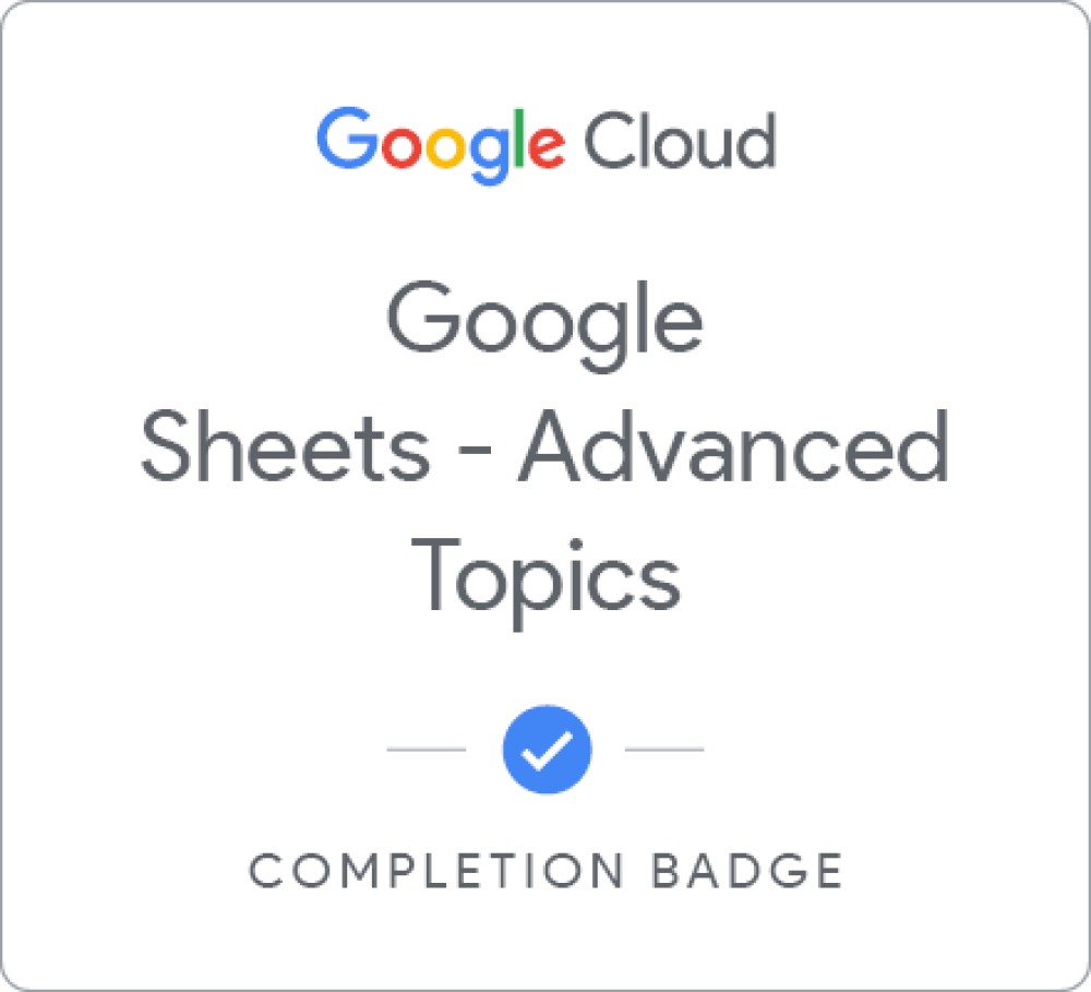 Selo para Google Sheets - Advanced Topics