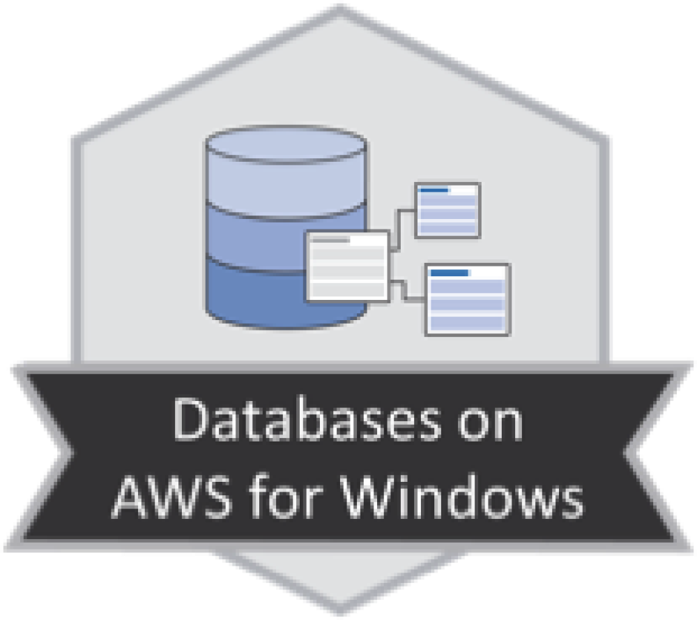 Badge for Databases on AWS for Windows