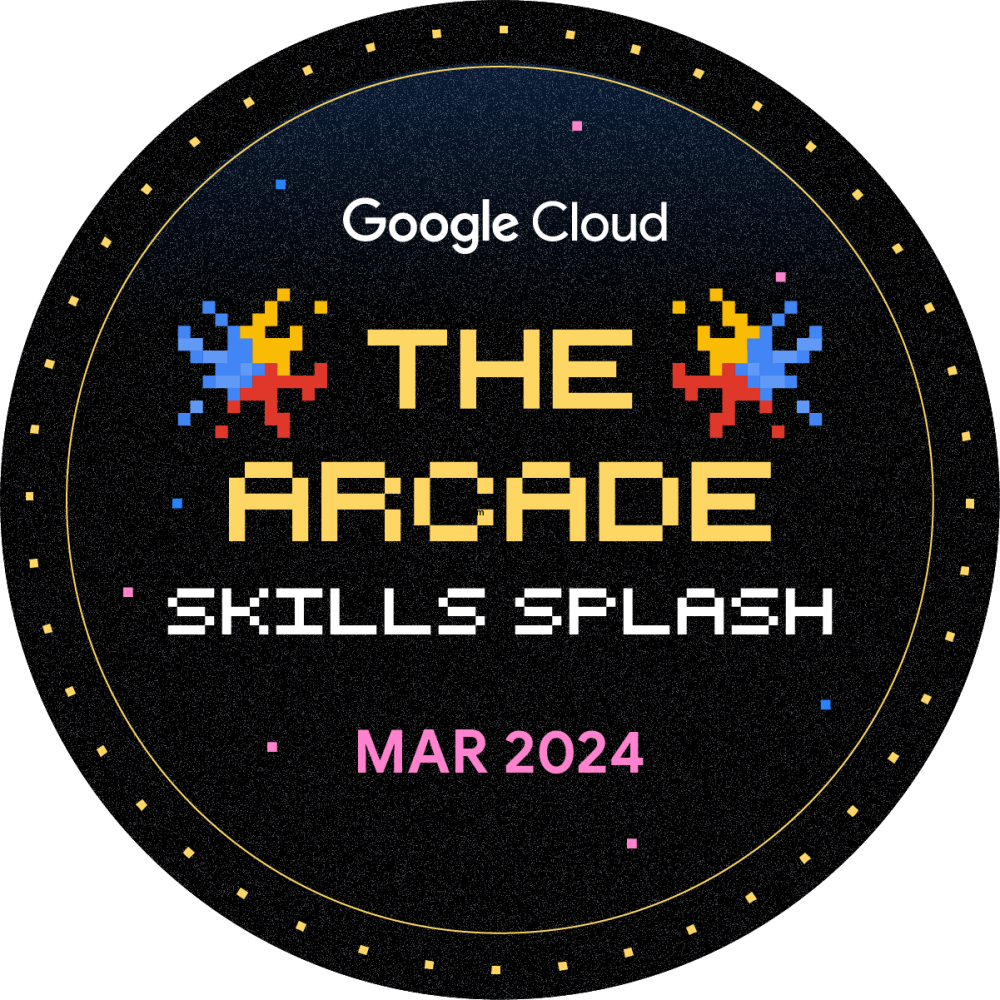 Badge untuk The Arcade Skills Splash