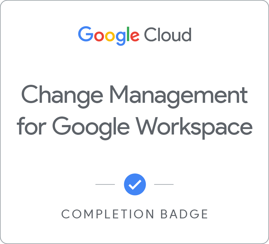 Change Management for Google Workspace徽章