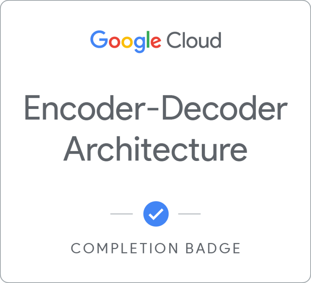 Badge pour Encoder-Decoder Architecture - Français