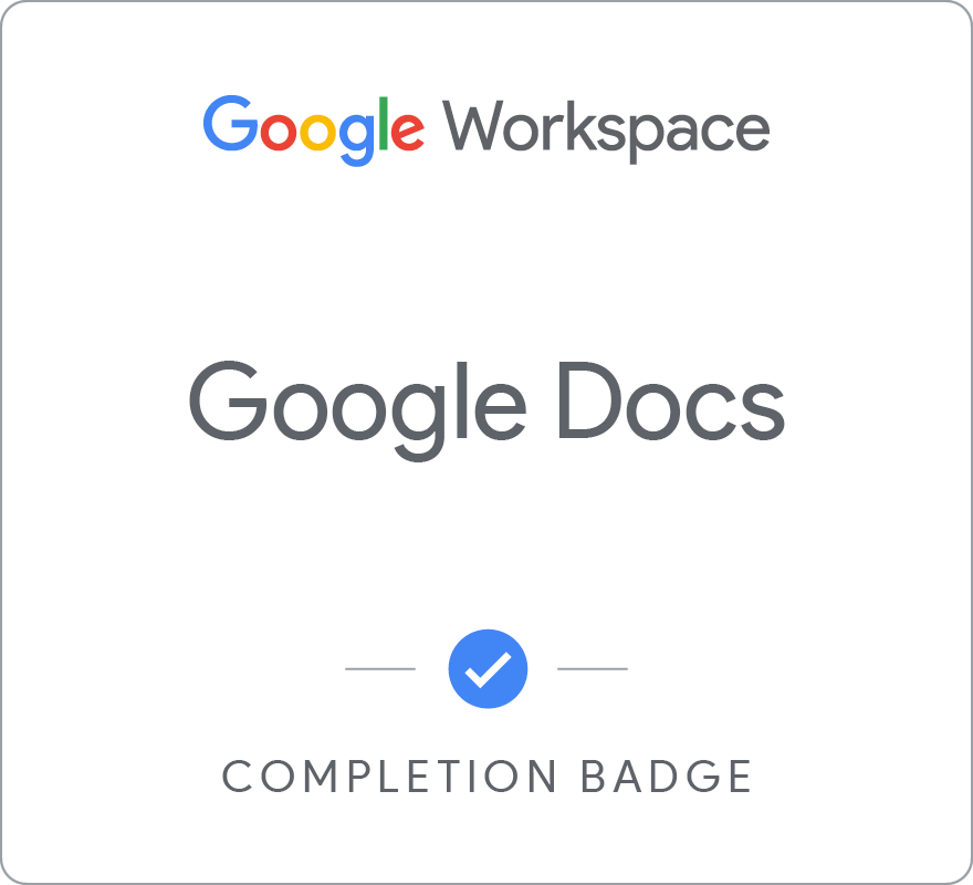 Badge pour Google Docs