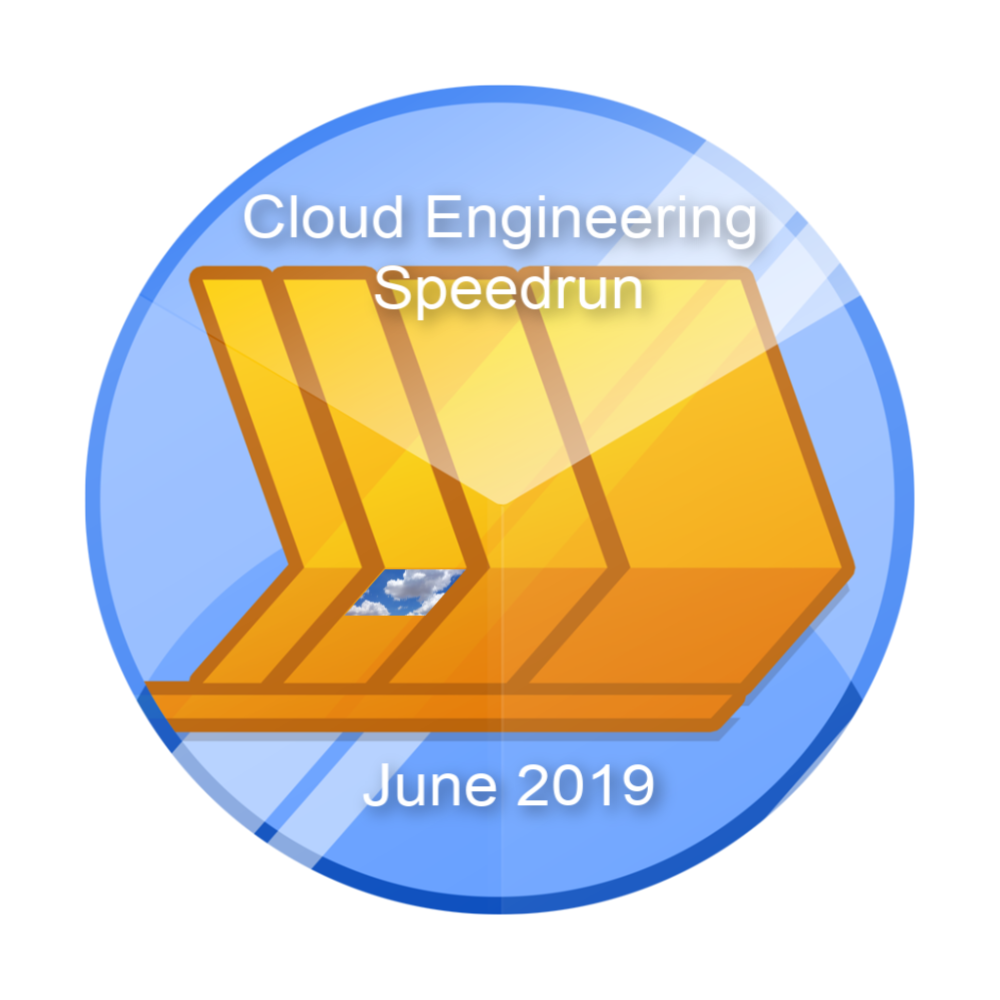 Insignia de Cloud Engineering Speedrun