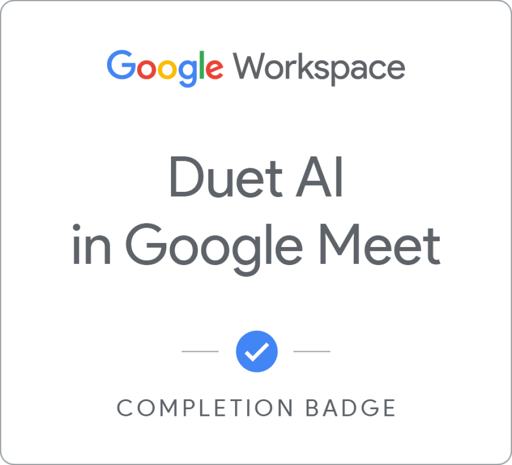 Badge untuk Gemini in Google Meet