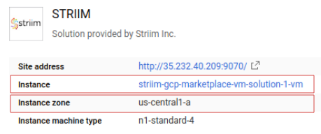 Striim deployment details