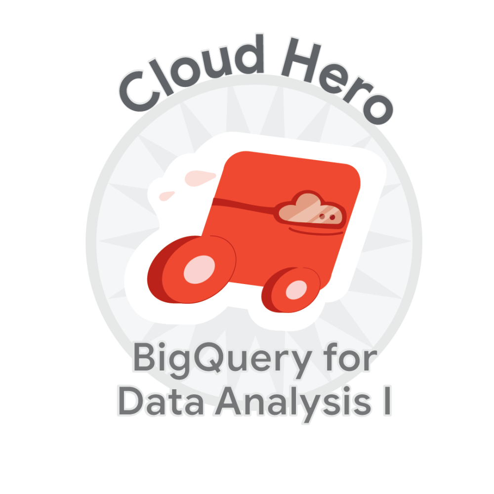 BigQuery for Data Analysis I のバッジ