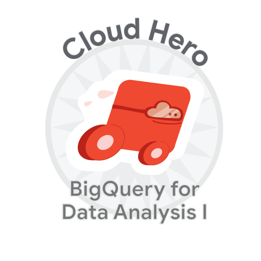 Значок за BigQuery for Data Analysis I