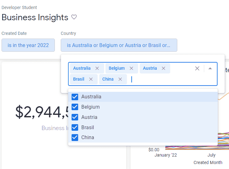 Build a dashboard using the Looker Enterprise UI | Google Skills