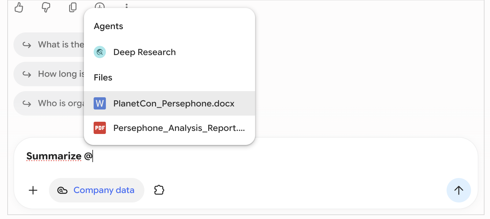 File selector