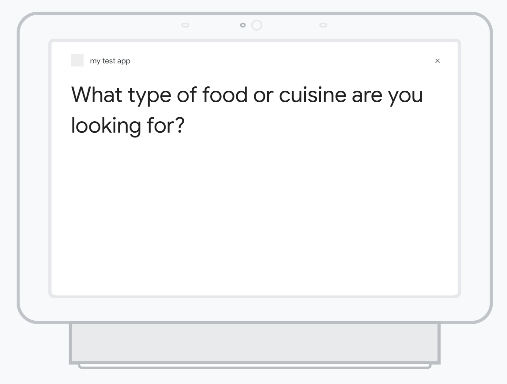 Actions simulator output: What type of food or cuisine are you looking for?
