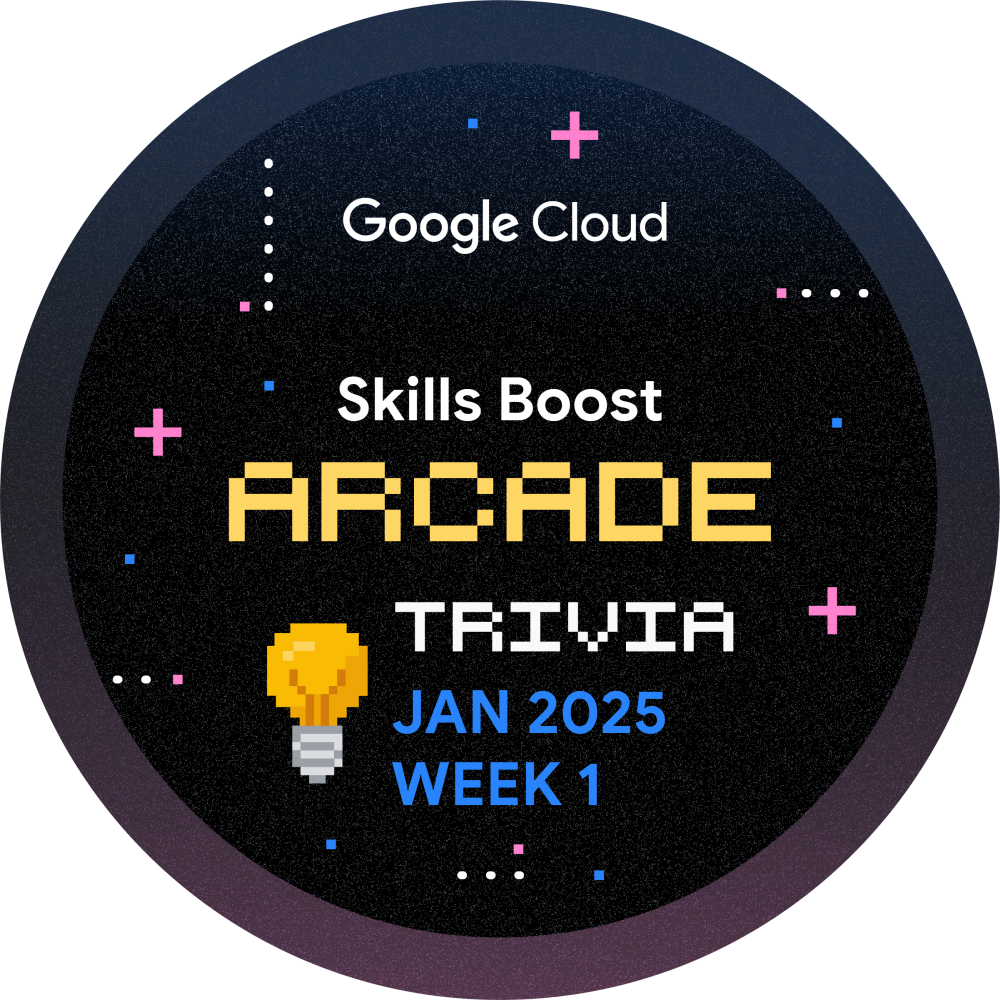 Badge for The Arcade Trivia January 2025 Week 1