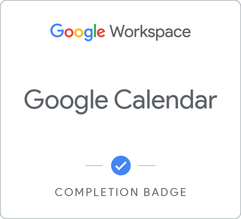 Badge for Google Calendar