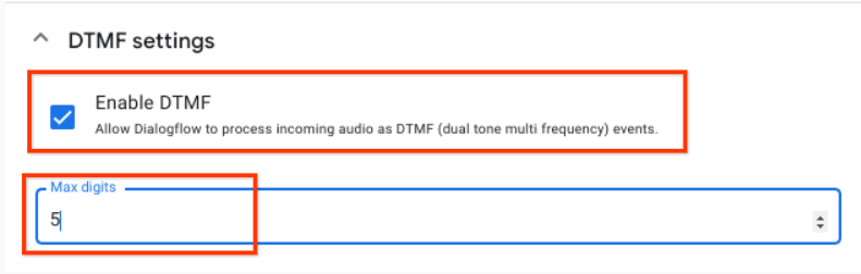 Advanced speech settings page