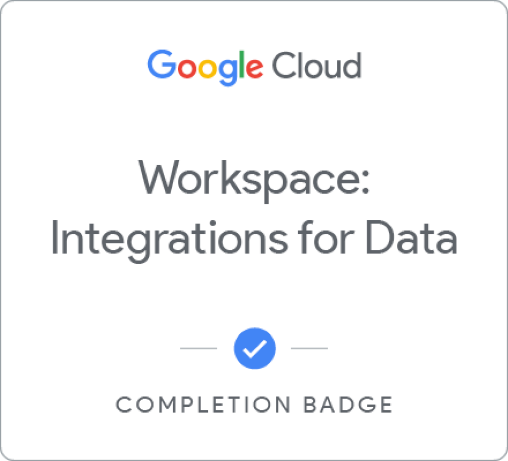 Insignia de G Suite: Integraciones