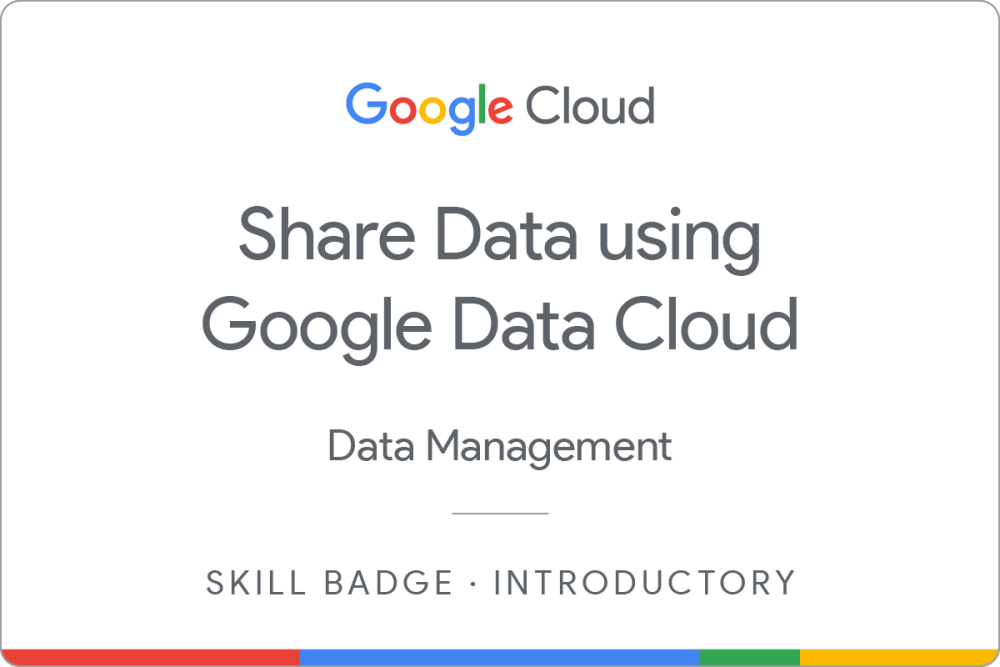 Badge für Share Data Using Google Data Cloud