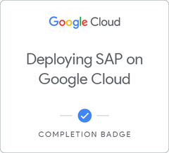 Badge for Deploying SAP on Google Cloud