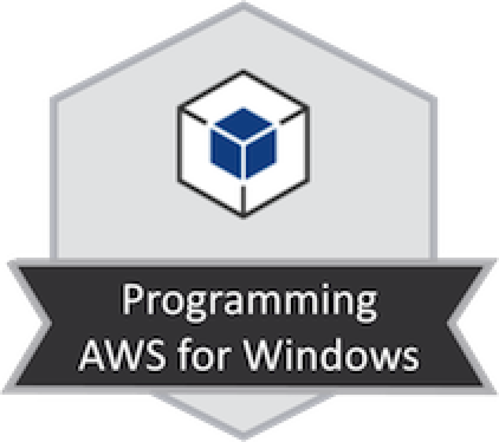 Badge for Programming Windows on AWS