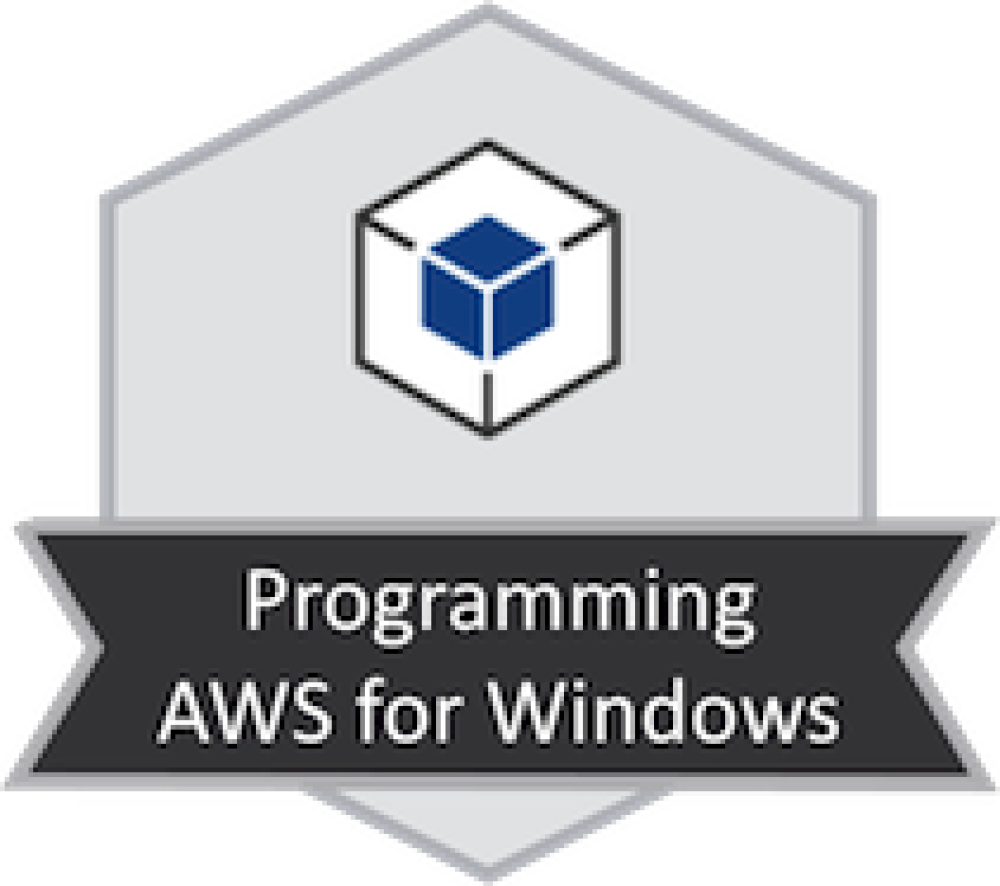 Programming Windows on AWS のバッジ