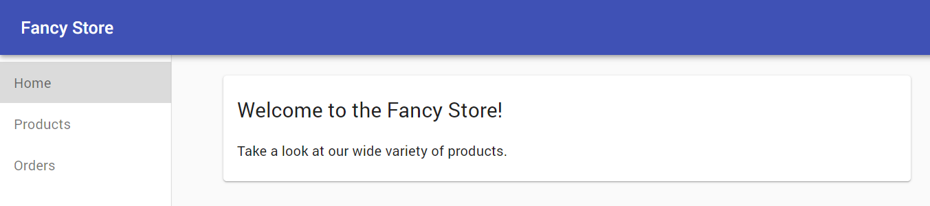 Fancy Store website