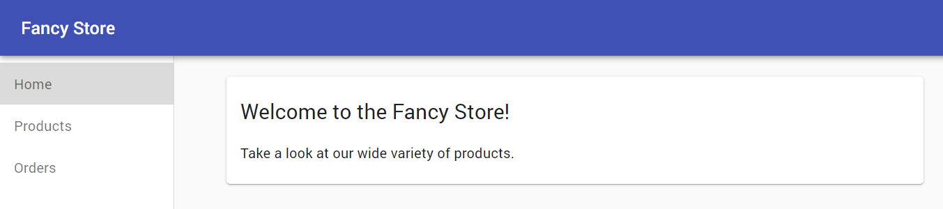 Fancy Store web sitesi