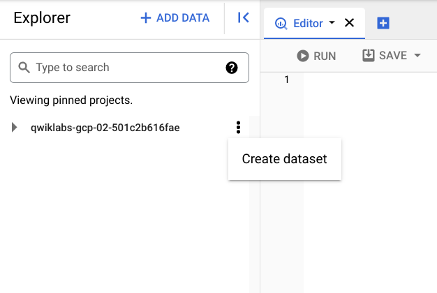Create dataset highlighted