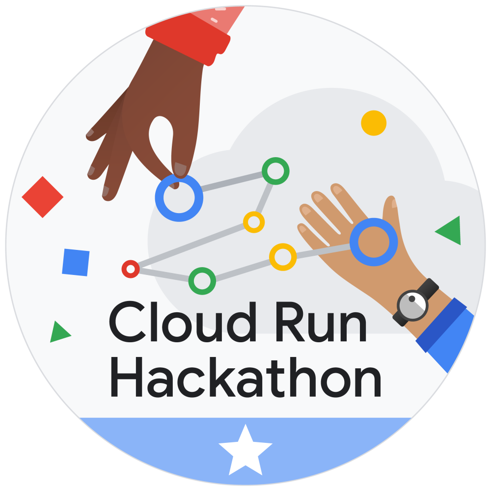Badge pour Cloud Run Hackathon Pre-Sales Workshop