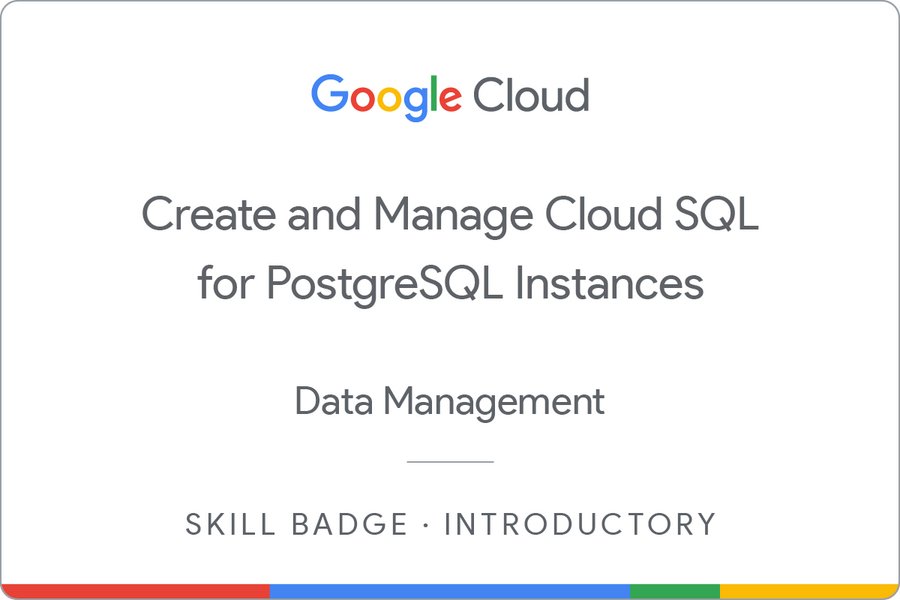 Skill-Logo für Create and Manage Cloud SQL for PostgreSQL Instances