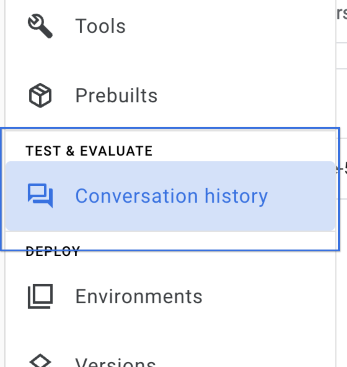 Conversation History