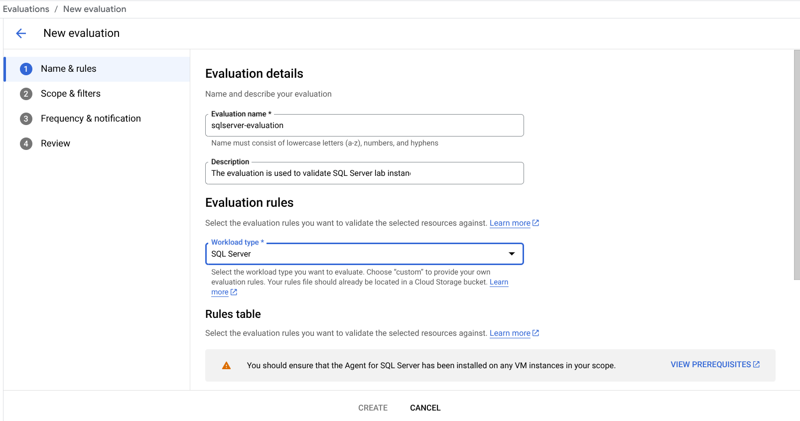 New evaluation details.