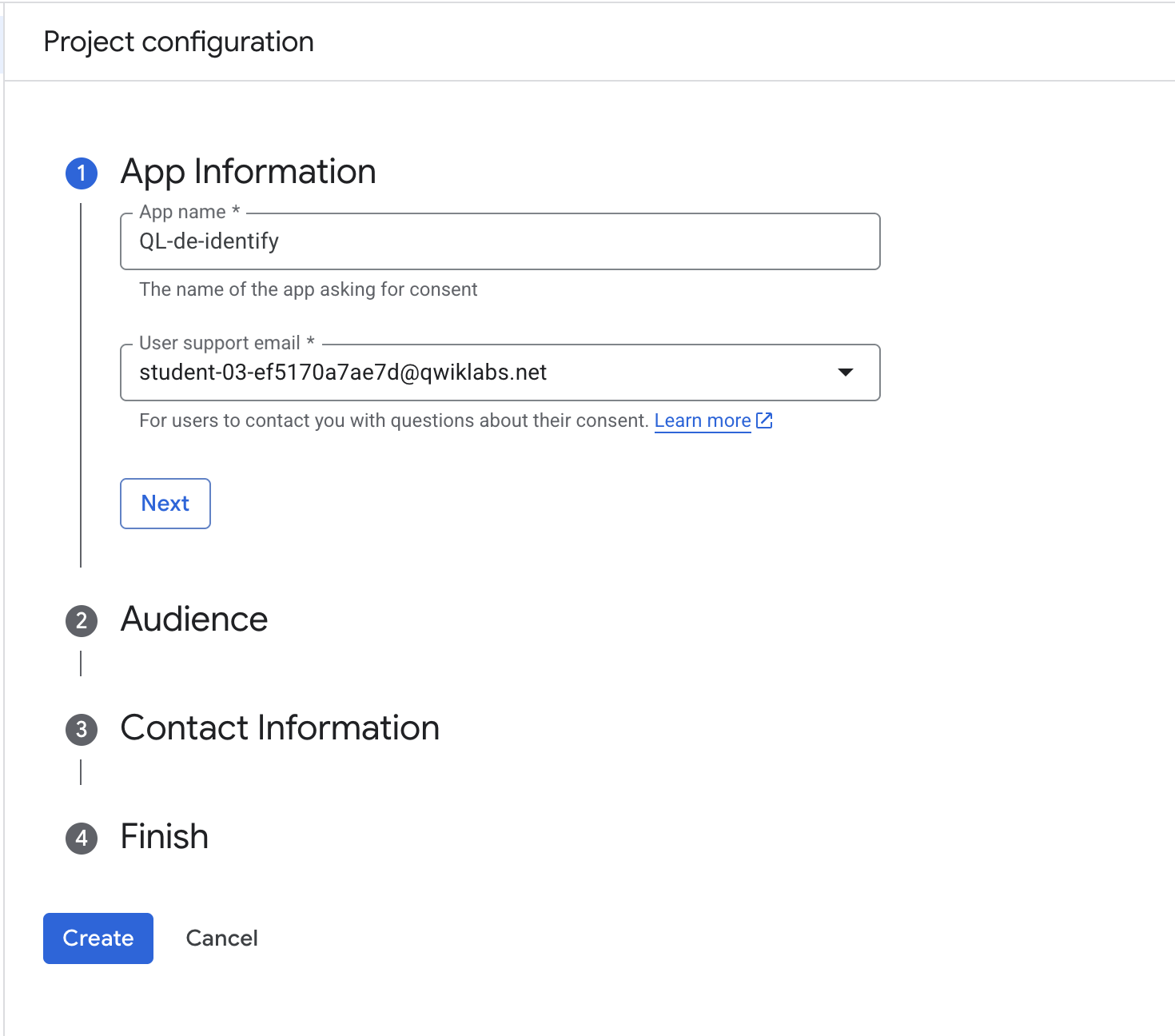The populated Edit app registration window
