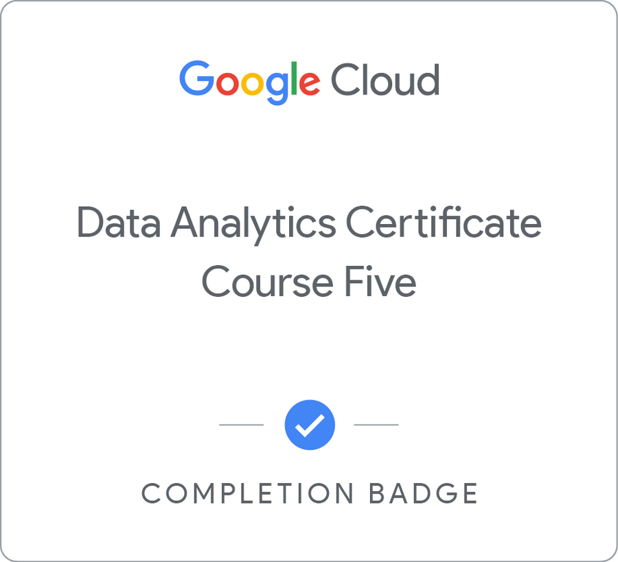 Badge for Put It All Together: Prepare for a Cloud Data Analyst Job
