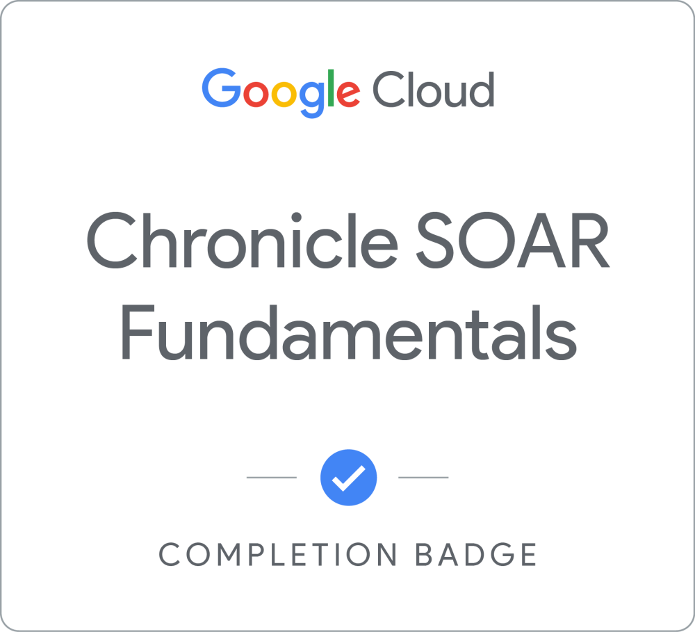 Badge per SOAR Fundamentals