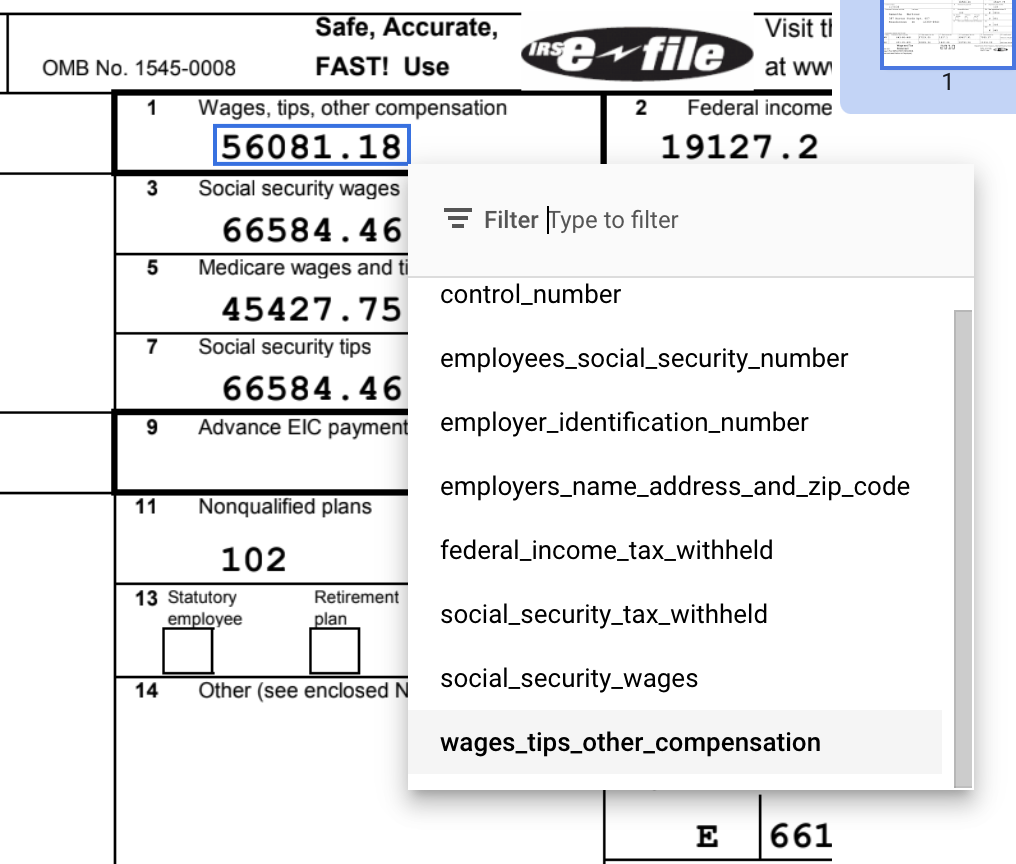 select wages with bounding box tool