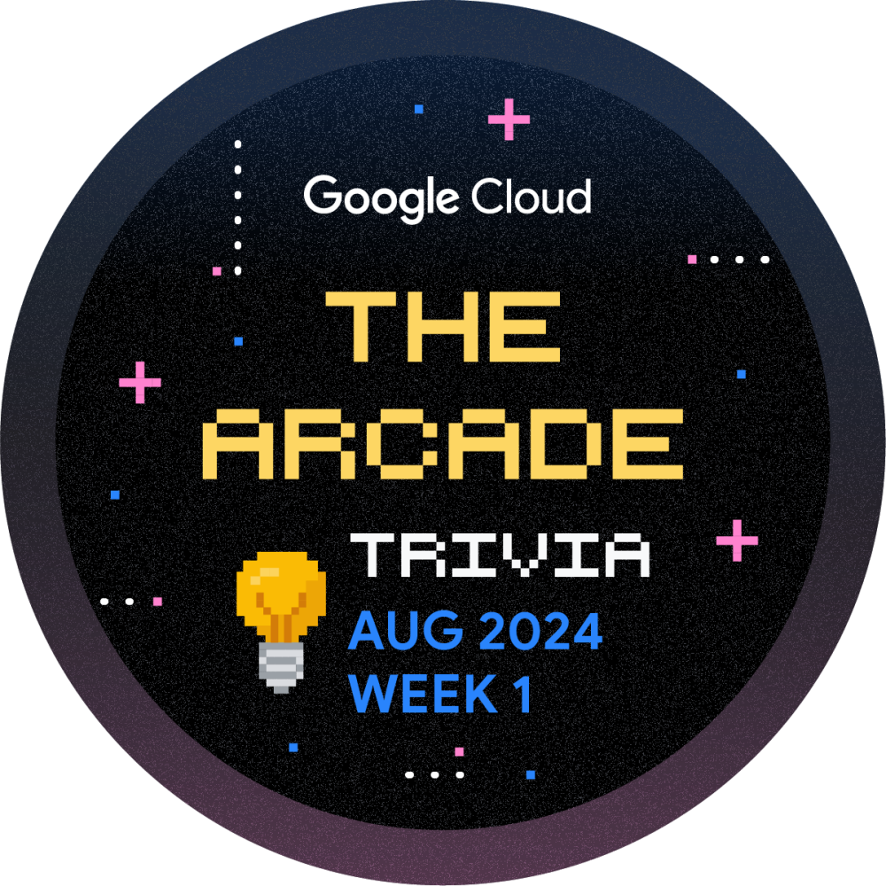 Badge for The Arcade Trivia August 2024 Week 1