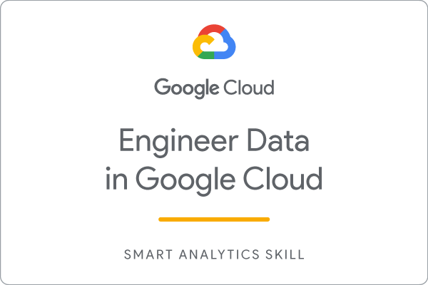 Insignia de habilidad Engineer Data in Google Cloud