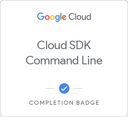 Using the Cloud SDK Command Line のバッジ