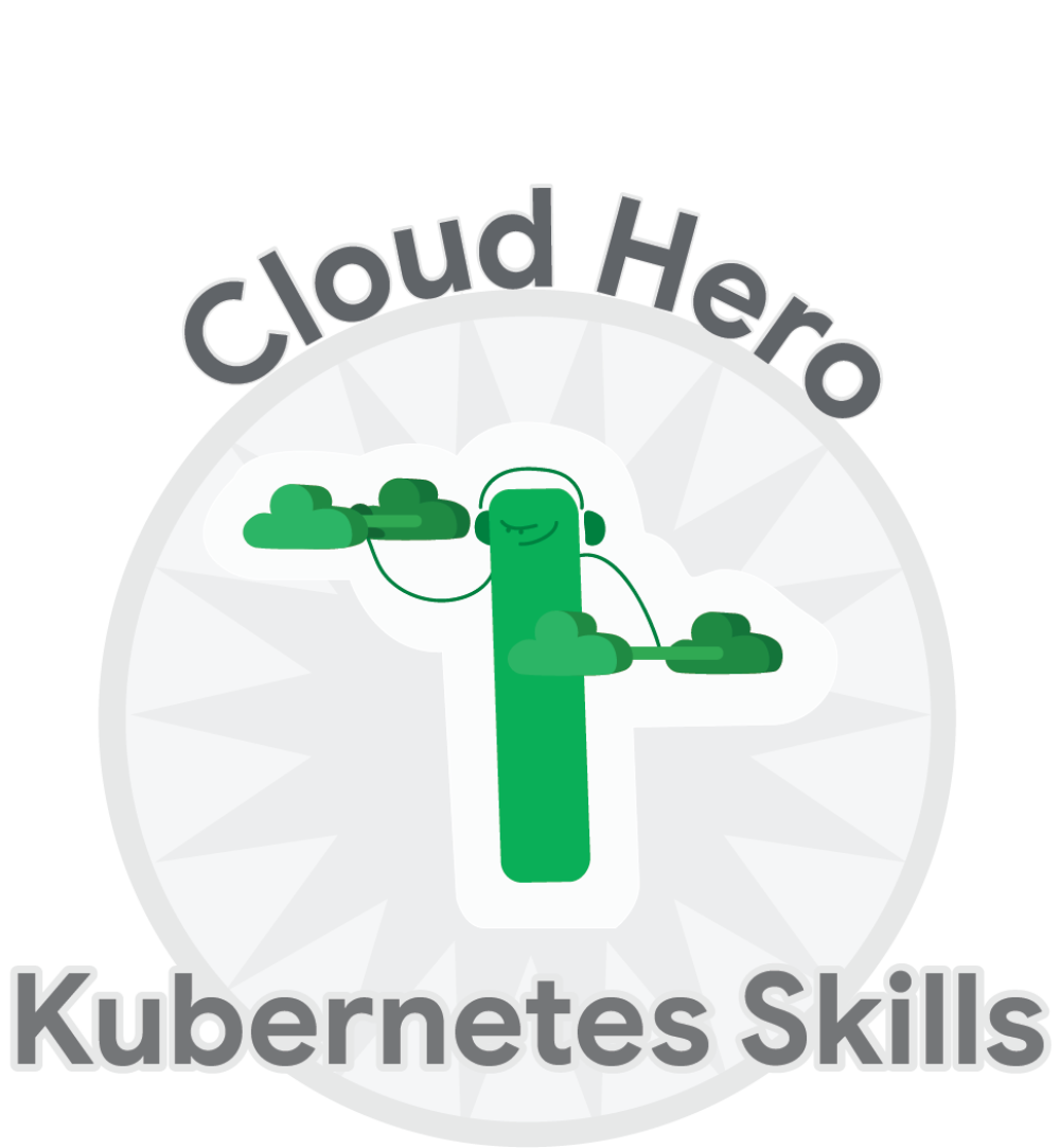 Значок за Cloud Hero Kubernetes Skills