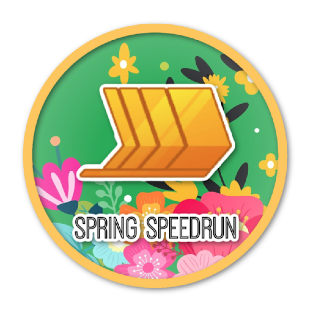 Badge for Spring Speedrun