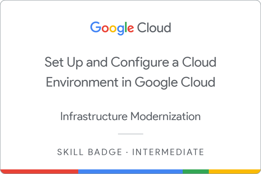 Develop your Google Cloud Network徽章