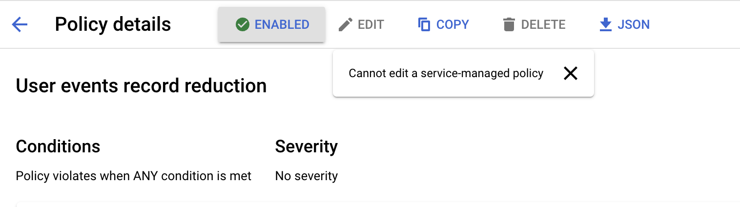 Alerting Edit Icon