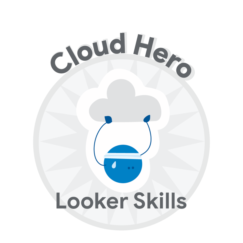 Badge pour Cloud Hero Looker Skills