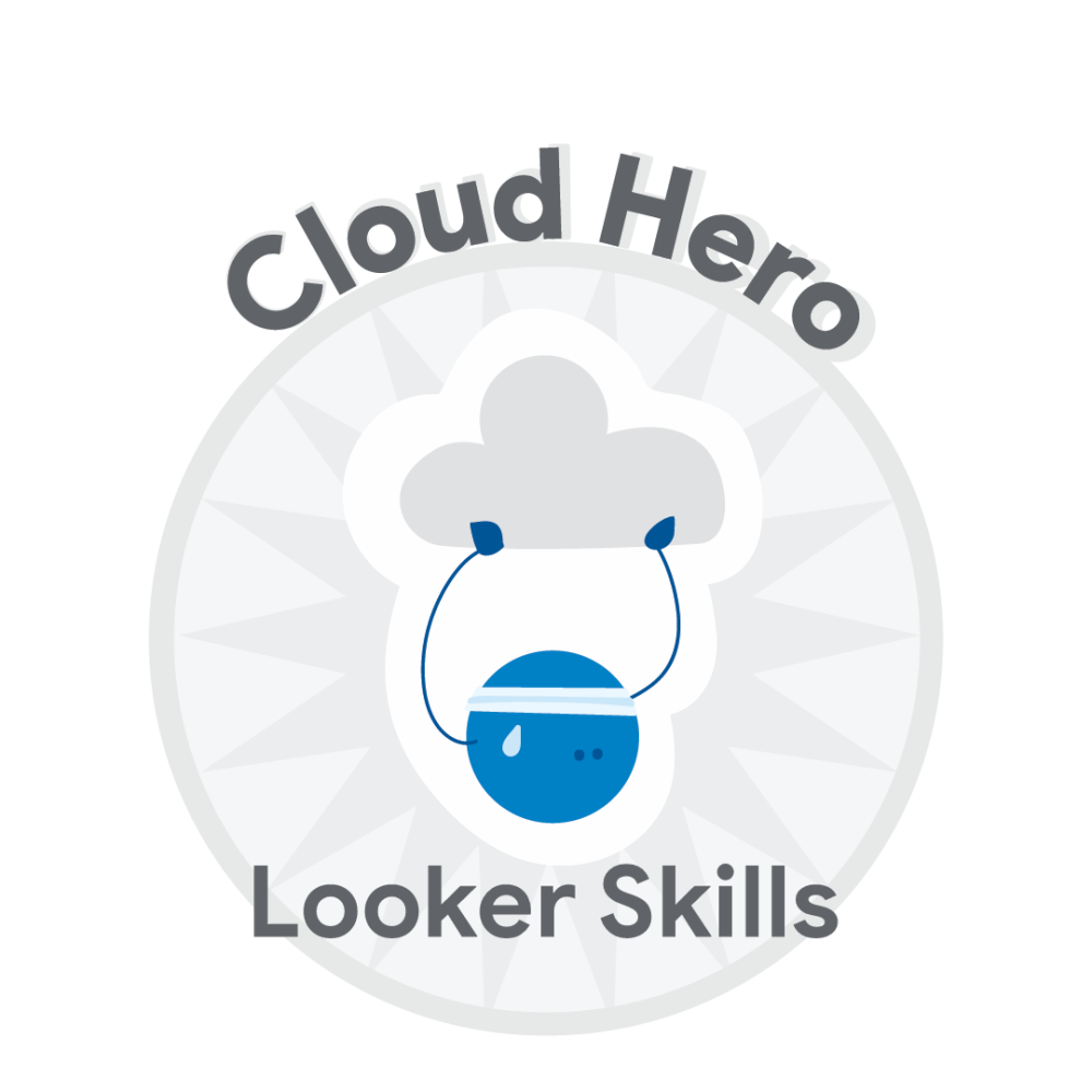 Badge for Cloud Hero Looker Skills