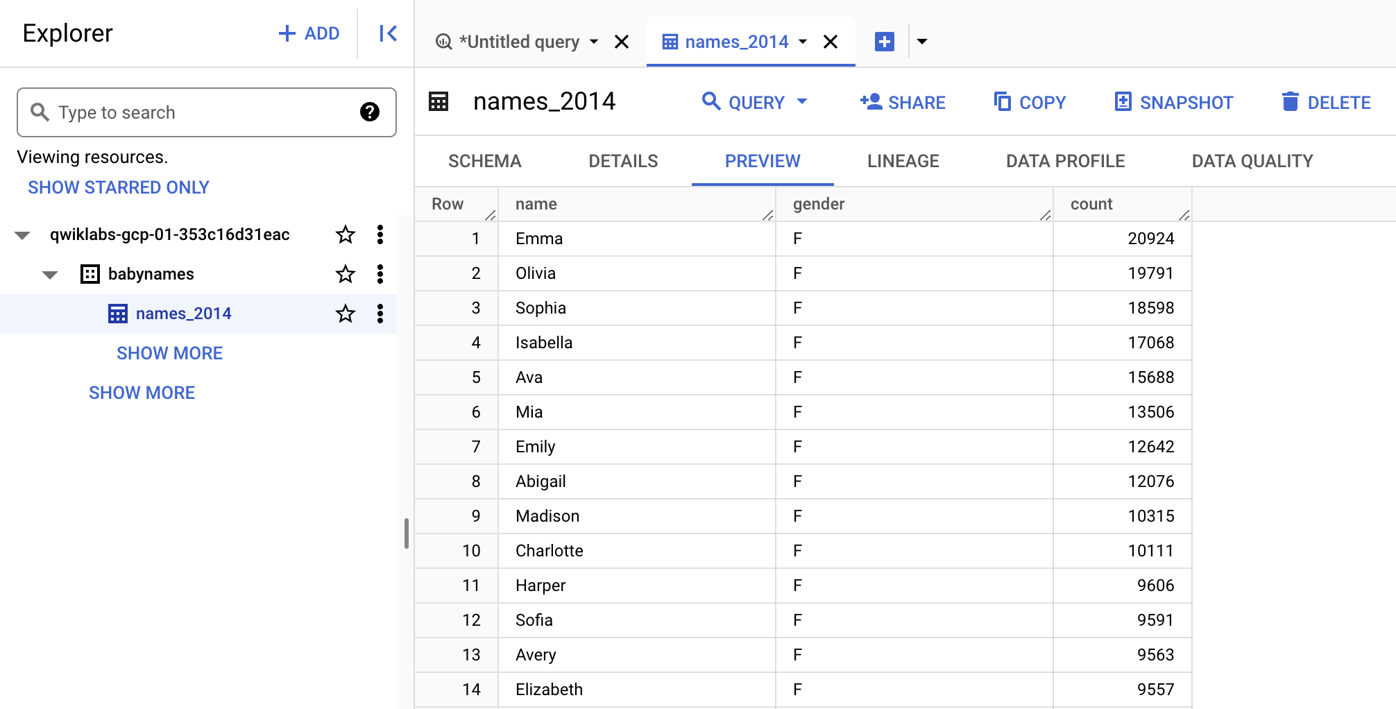 Visualizar página com guias