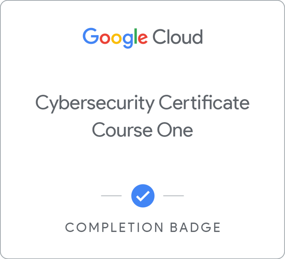 Badge untuk Introduction to Security Principles in Cloud Computing