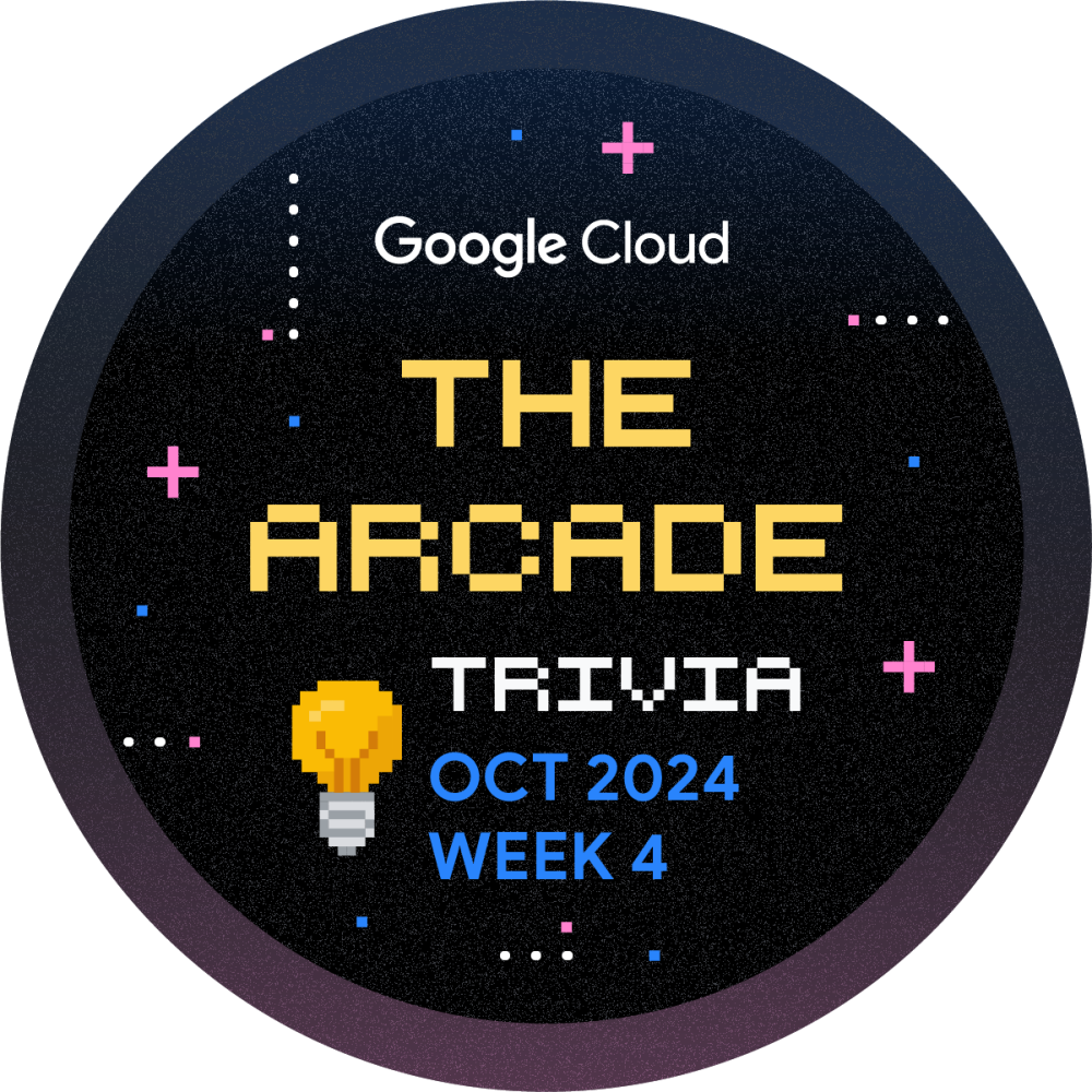 Badge for The Arcade Trivia October 2024 Week 4