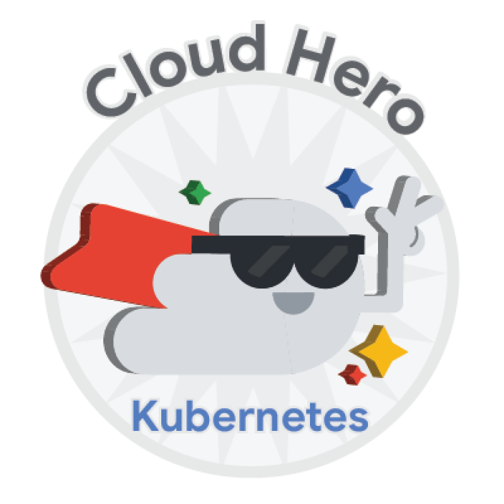Badge for Cloud Hero: Kubernetes